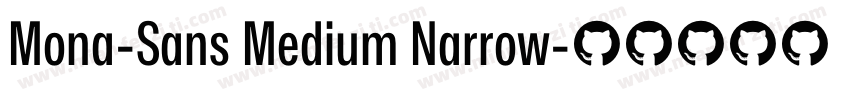 Mona-Sans Medium Narrow字体转换